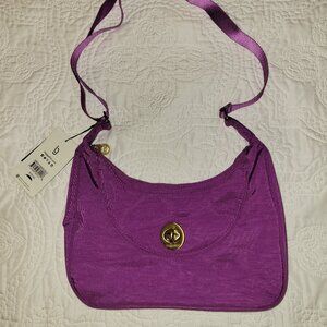 Baggallini Purple Oslo Small Hobo Bag